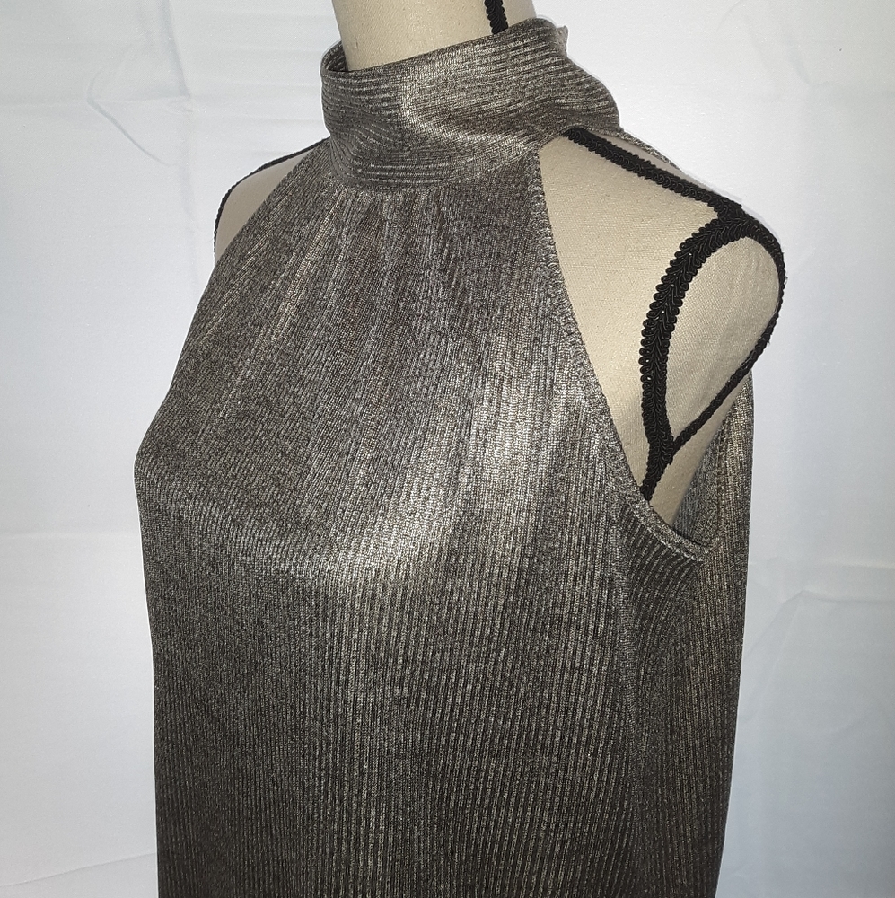 ATF Shimmering Gold/Silver Top. Size S.